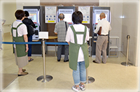 病院内外のご案内・見回り写真