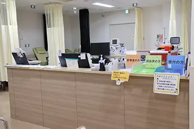 外来化学療法室受付
