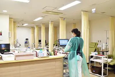外来化学療法室内