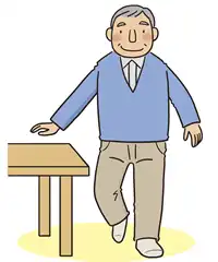 片足立ち