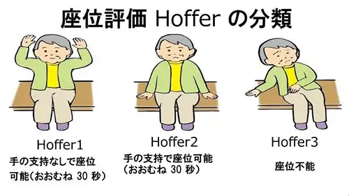 座位評価 Hofferの分類