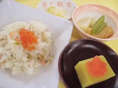 11月3日 柿やさつま芋を使用した行事食