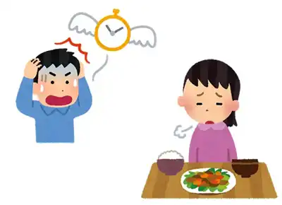  「朝は時間がない」「食欲がわかない」イメージ