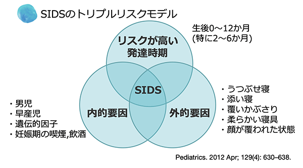 SIDSのトリプルリスクモデル