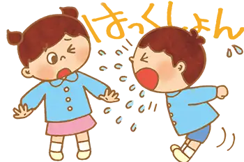 飛沫核感染と飛沫感染