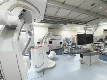 脳血管造影室写真