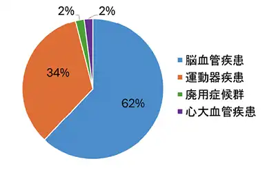 回復期リハビリテーション病棟疾患別割合